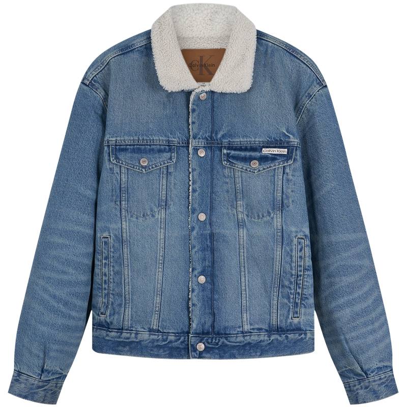Calvin Klein 90s sherpa denim jacket