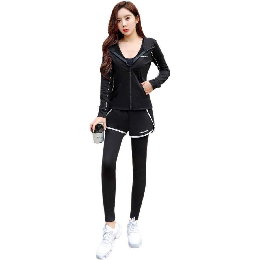 Barbie Fitness Sets Women's Hooded Thickened