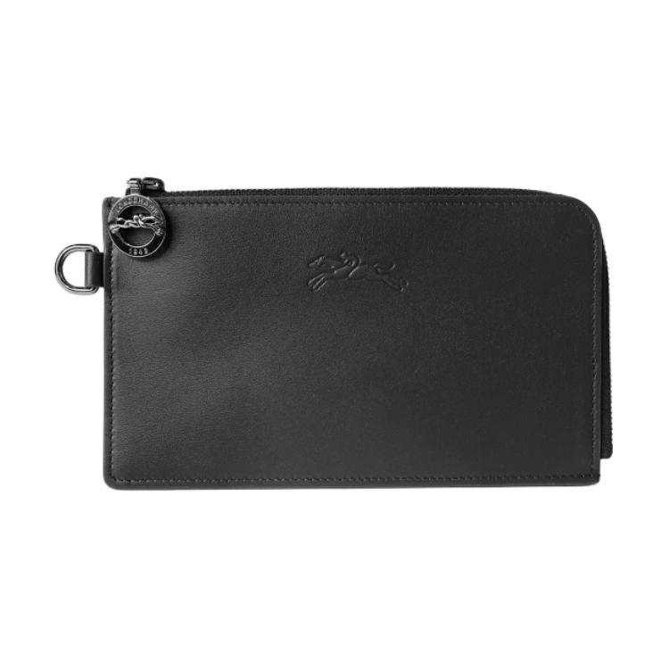 LONGCHAMP Longchamp Le Pliage zippered leather wallet