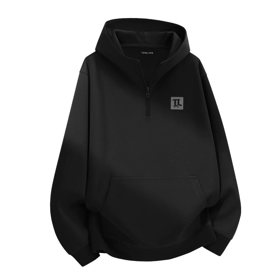 Tonlion Sweatshirts Unisex Hooded Moderate Regular