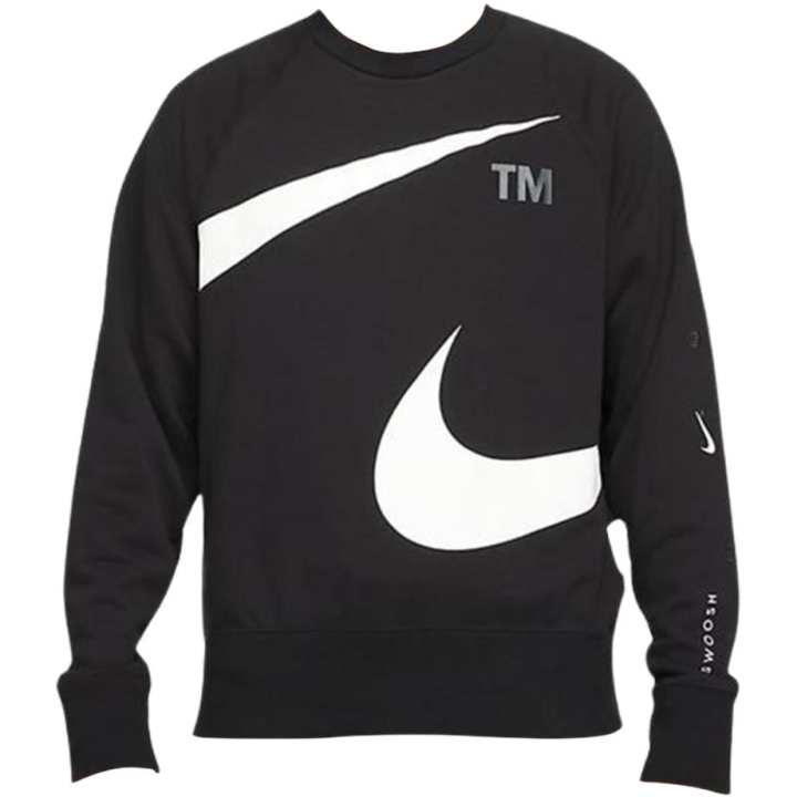 Nike Nike Clothing Sweatshirts Men's Black Crew Neck Moderate