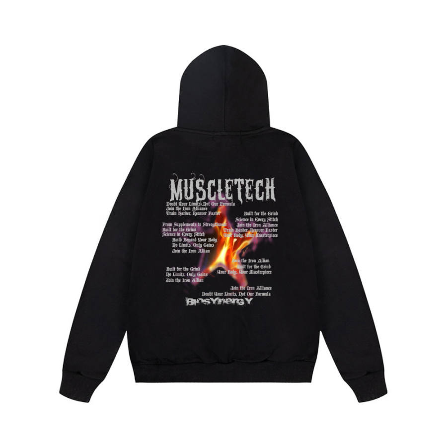 MUSCLETECH MUSCLETECH Sweatshirts Unisex Hooded Moderate Regular