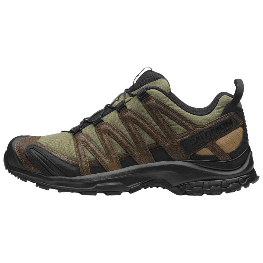 SALOMON XA PRO 3D Trail Running Shoes Unisex Green Brown