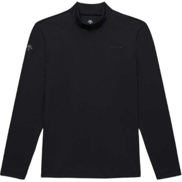 DESCENTE DESCENTE T Shirts Men's Black Half Turtleneck
