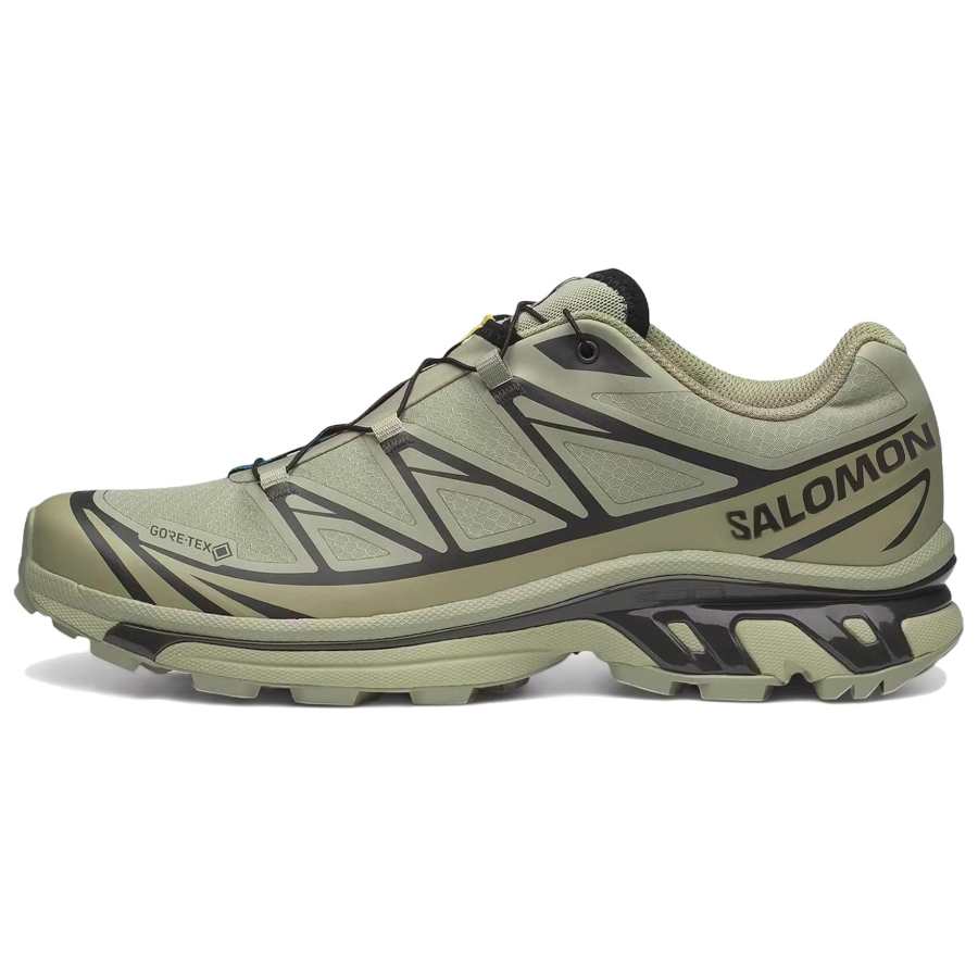 SALOMON XT 6 Casual Running Shoes Unisex Beige Gray