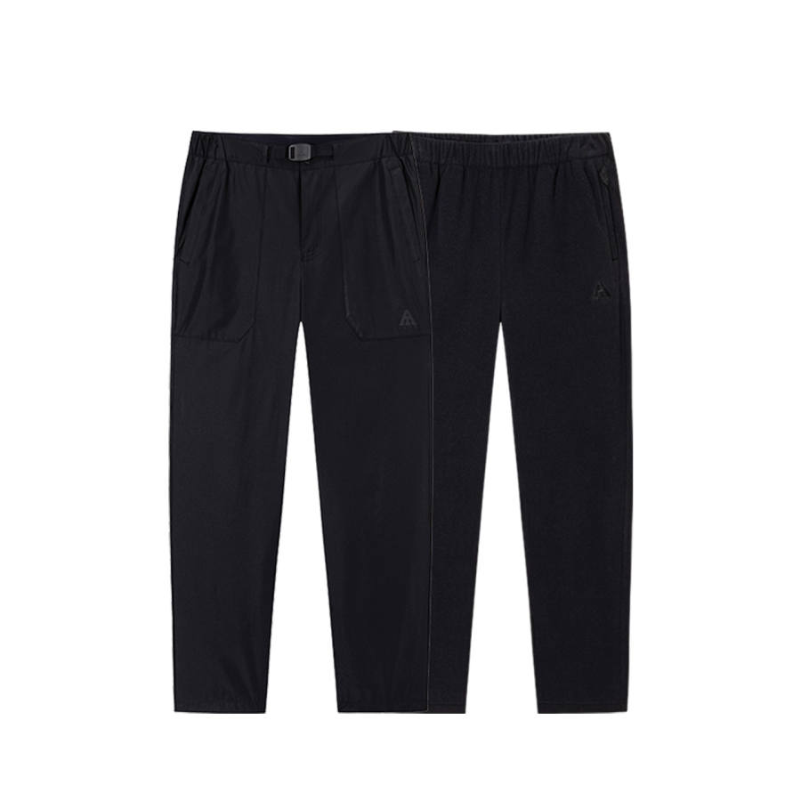 ANTA Anta Windbreaker Pants Men's Basic Black