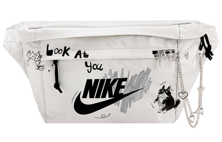 Nike Nike Fabric, Polyester Fanny Pack Regular Unisex Ecru