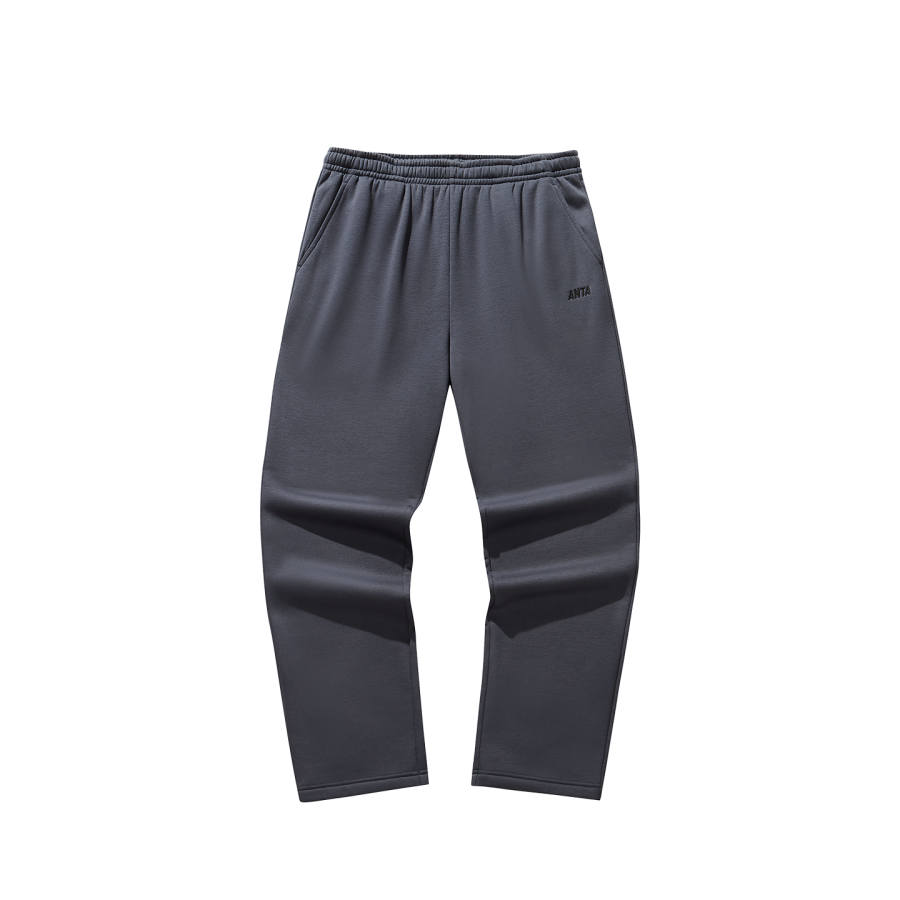 Anta Knitted Sweatpants Men's Men's Gray Clothing