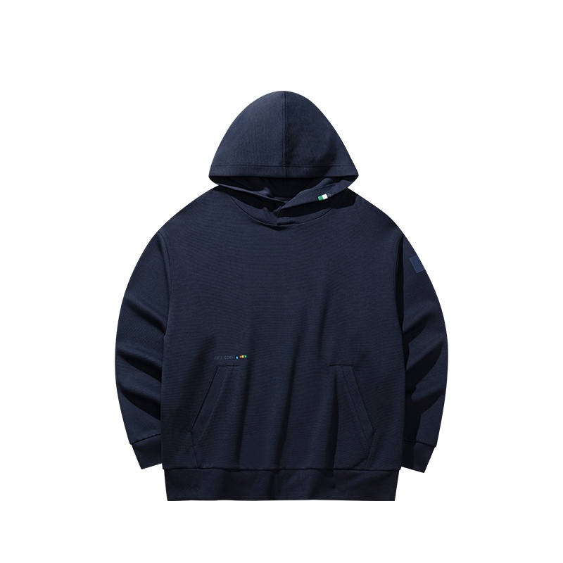 ANTA Sweatshirts Men's Zeus Blue Hooded Moderate Regular