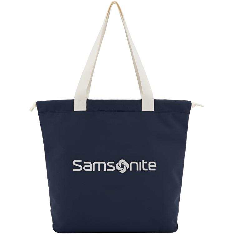 SAMSONITE Fabric Tote Bag, Shopping Bag, Handbag, Shoulder Bag Women's Dark Blue