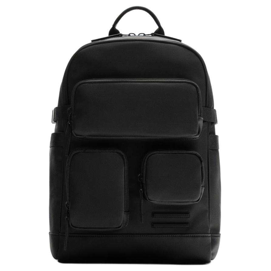 ZARA ZARA Polyurethane Backpack Men's Black