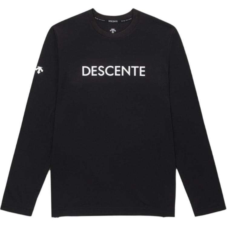 DESCENTE T Shirts Unisex Crew Neck Moderate Straight Fit