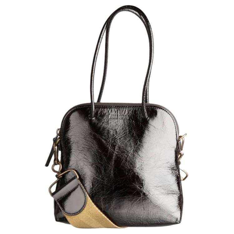 UMA WANG Carbon Fiber Shoulder Bag Small Women's Brown