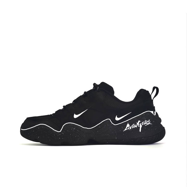 Nike Nike Tech Hera Shadow Stealth Abrasion Resistant Height Increasing Low top Casual Shoes Unisex Black