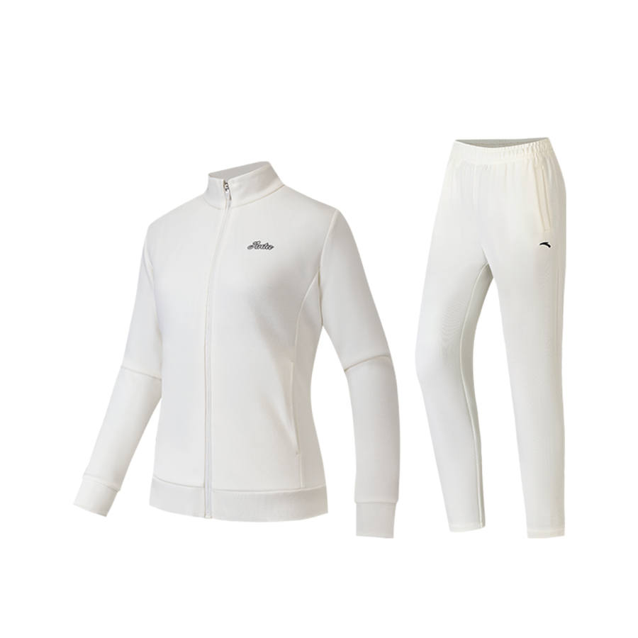 ANTA Casual Suits Women's Stand Collar Moderate Mid Length