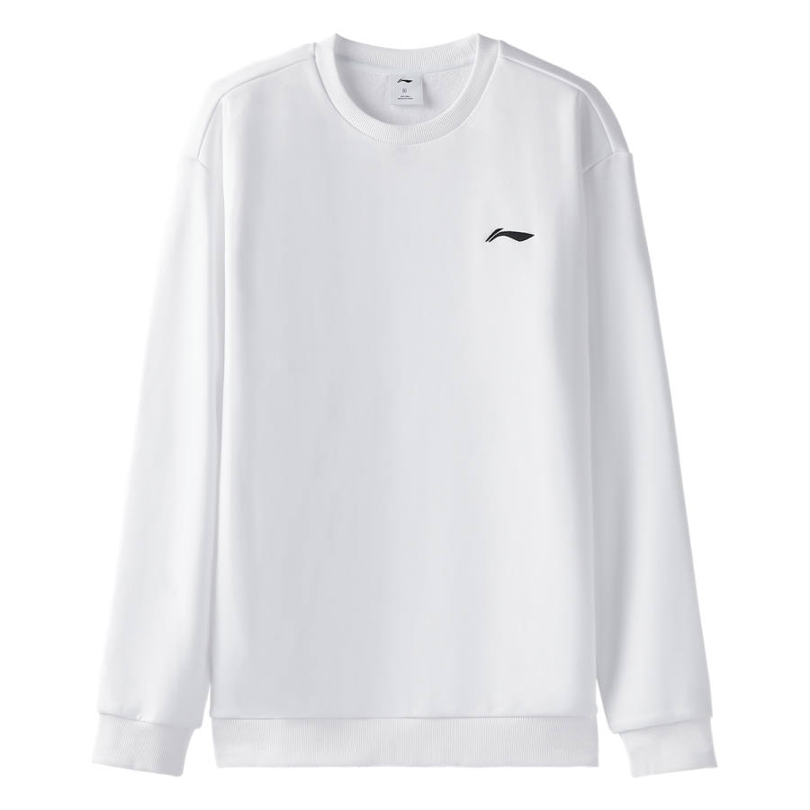 Li-Ning Li Ning Sweatshirts Unisex White Crew Neck Moderate Regular