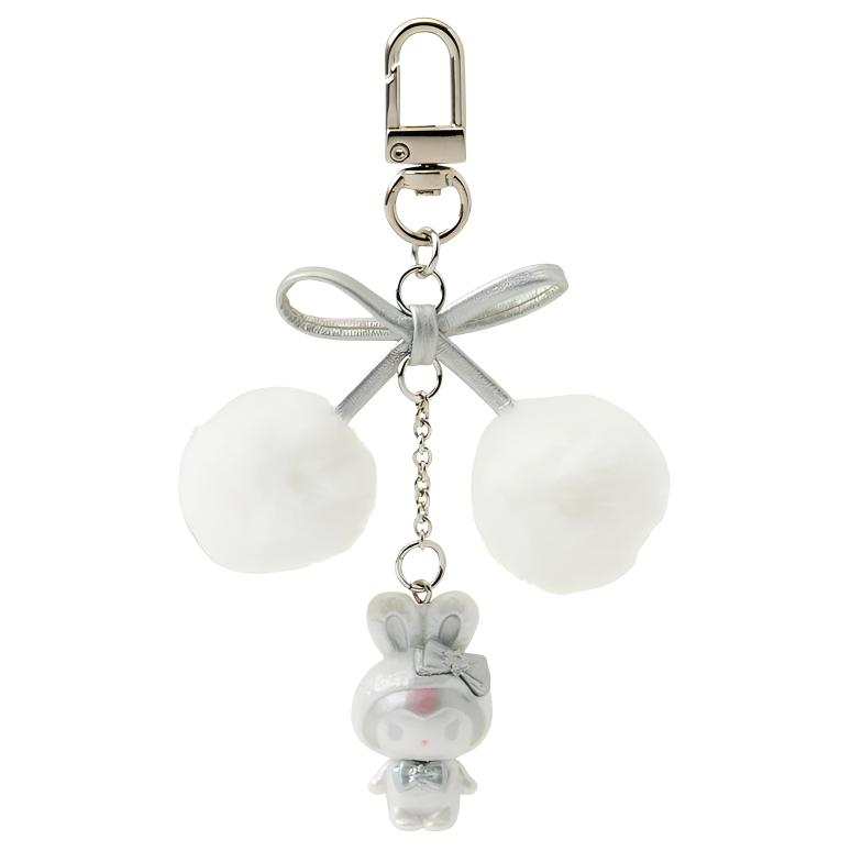 Sanrio Kuromi Metal Plush Bag Accessory Women's Silver