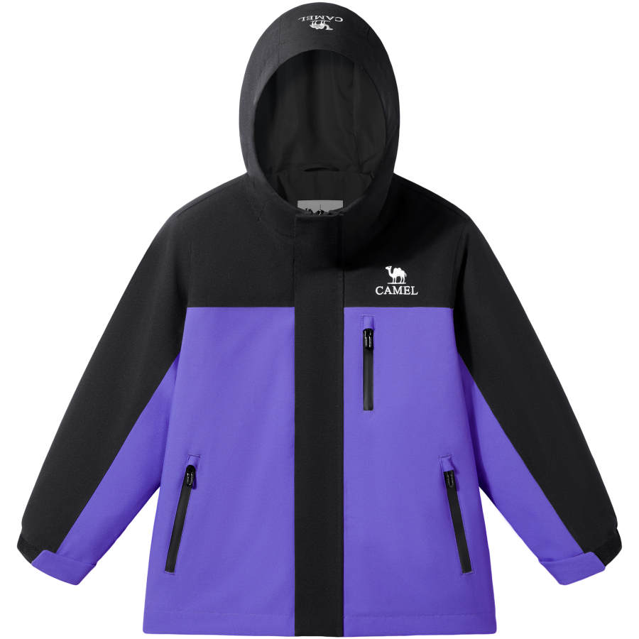 CAMEL CAMEL Kids Windbreaker Jackets Stand Collar Moderate