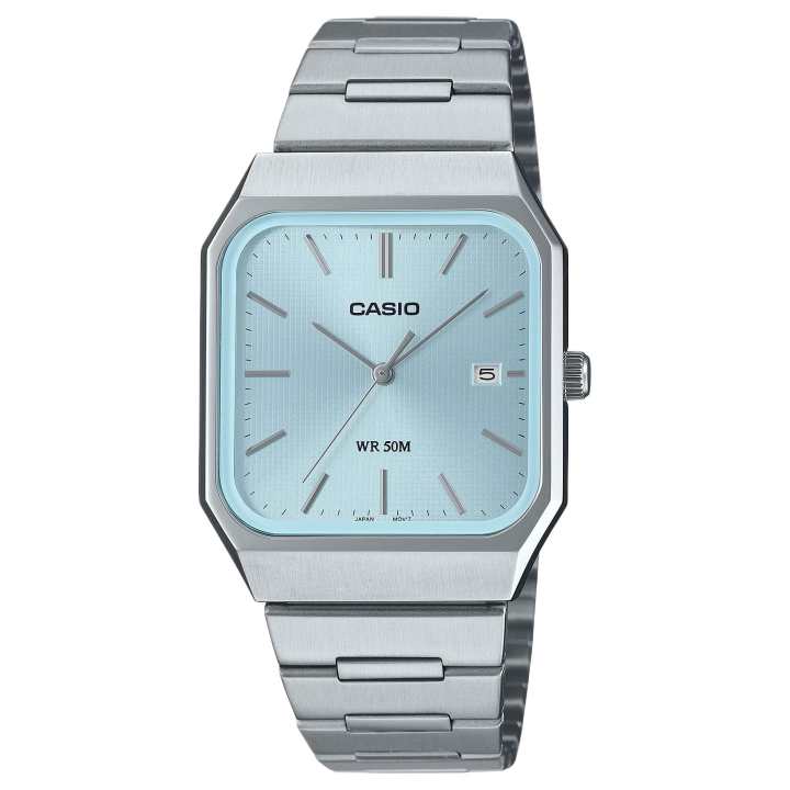 CASIO CASIO G SHOCK Quartz Movement Stainless Steel Strap Watch Unisex Blue Dial