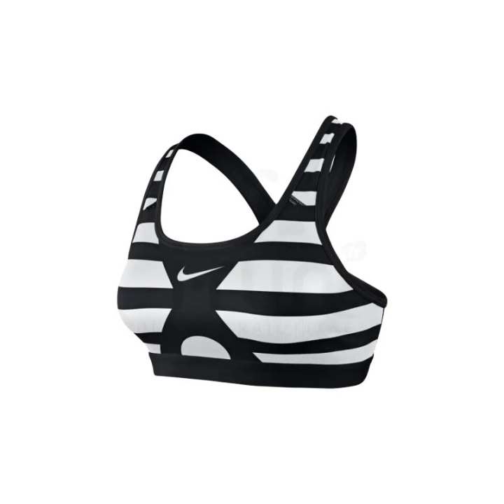 Nike Nike Sports Underwear Women's Black & White Horizontal Stripes Moderate