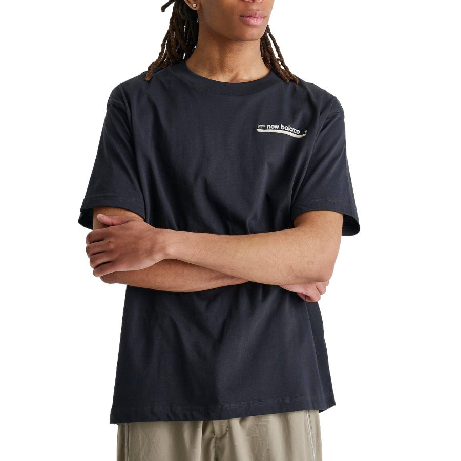 New Balance New Balance T Shirts Men's Black Crew Neck