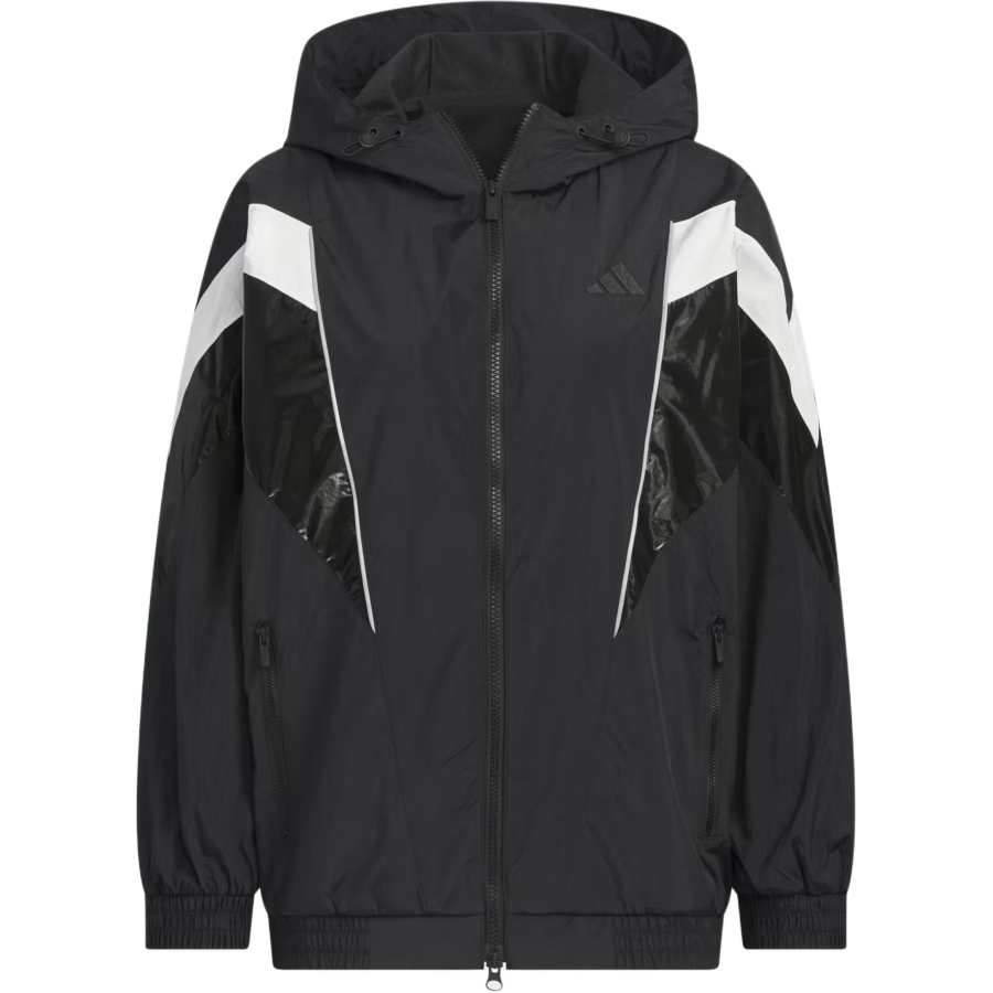 Adidas Adidas Clothing Jackets Women's Black Hooded Moderate Other