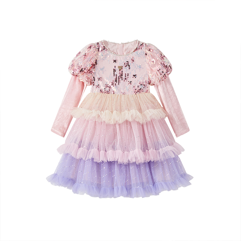 Disney Kids Dresses Crew Neck Mid Length