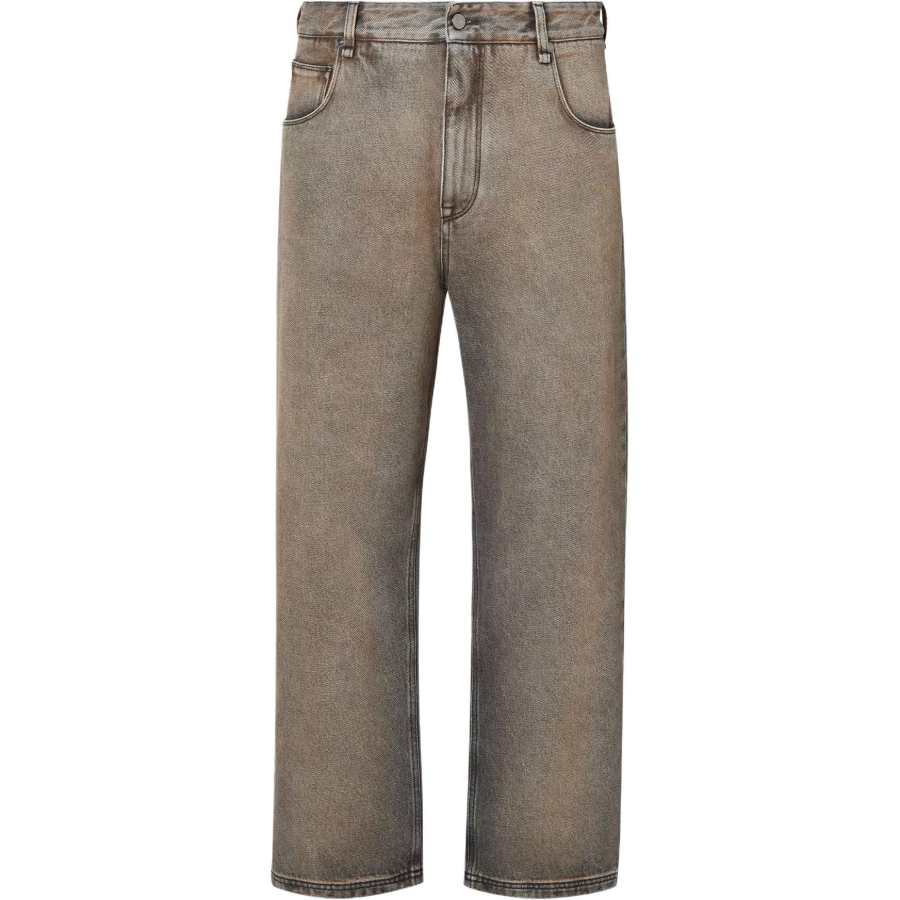 FENDI FENDI Button Washed Jeans