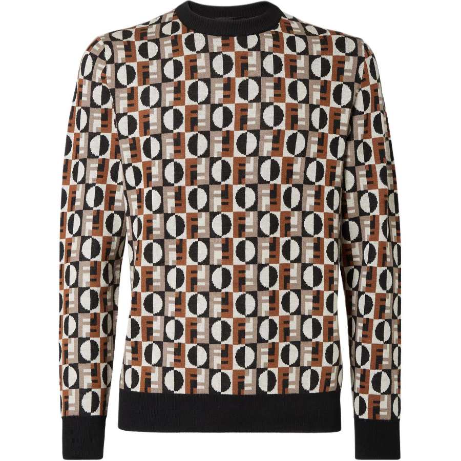 FENDI Fendi Monogrammed Knit Sweater