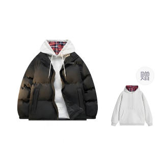 YAYA Down Jackets Unisex Stand Collar Thickened