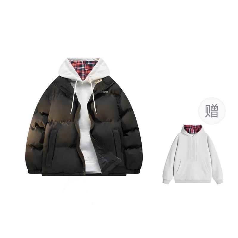 YAYA Down Jackets Unisex Stand Collar Thickened