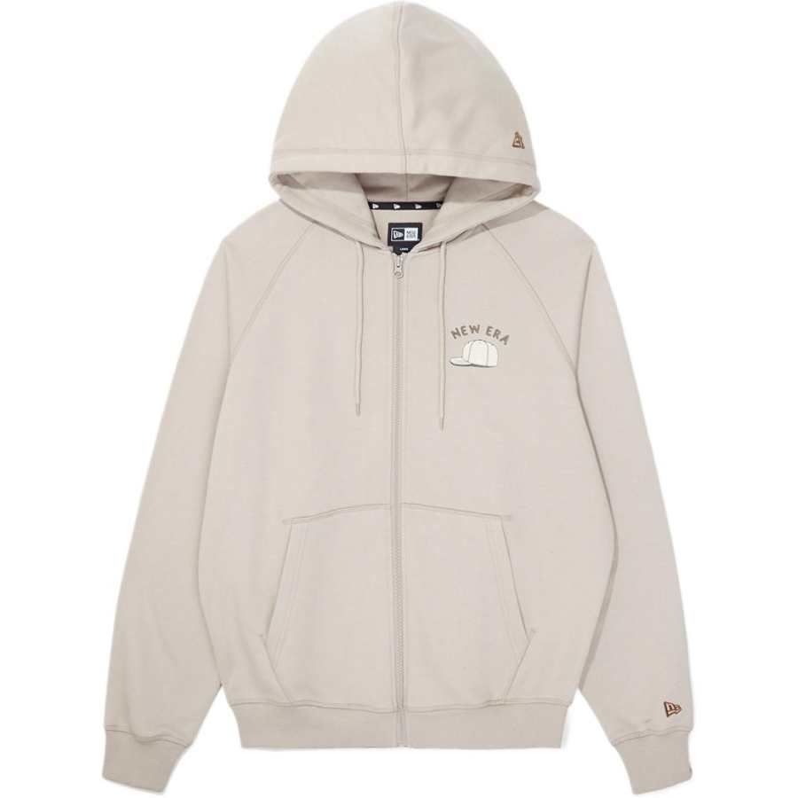 New Era Sweatshirts Unisex Warm Gray Hooded Non Detachable Moderate