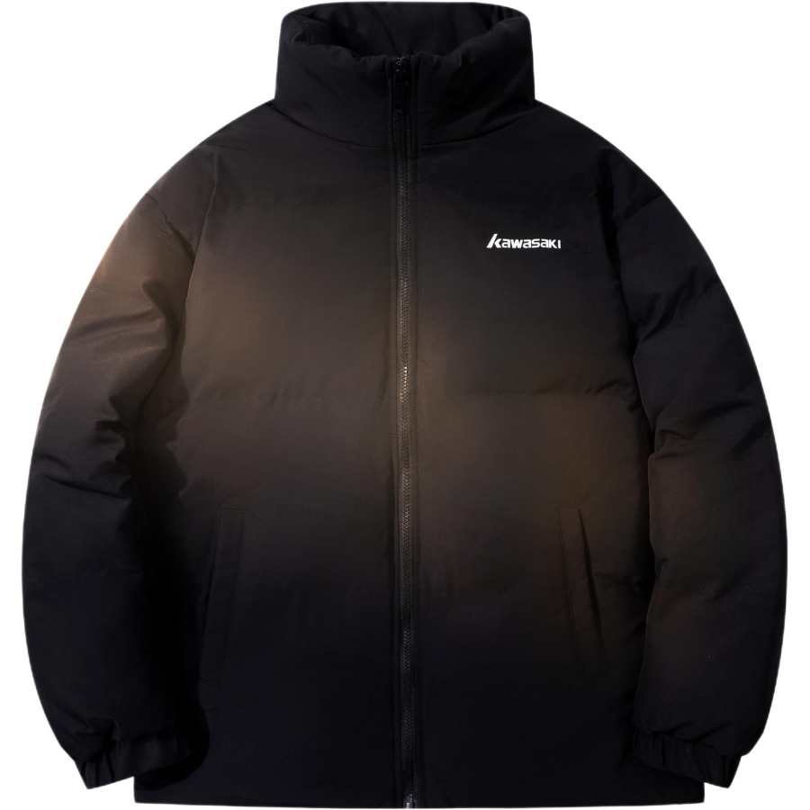 Kawasaki Puffer Jackets Unisex Stand Collar Moderate Padded Puffer Jacket