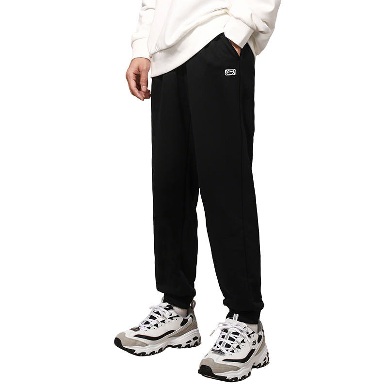 Skechers Sports Life Collection Fleece Lined Casual Knitted Fabric Sports Pants Men's