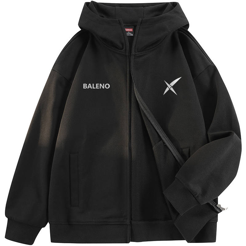 BALENO Sweatshirts Unisex Hooded Moderate Cardigan