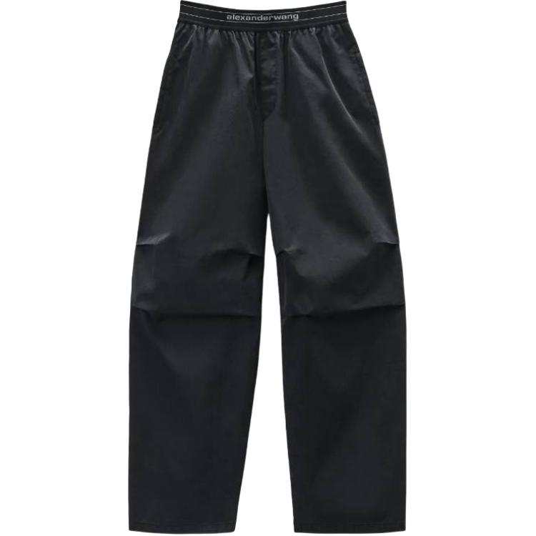 Alexander Wang Logo Waistband Mid Waisted Pants