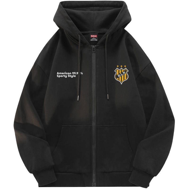 BALENO Sweatshirts Unisex Hooded Moderate Cardigan