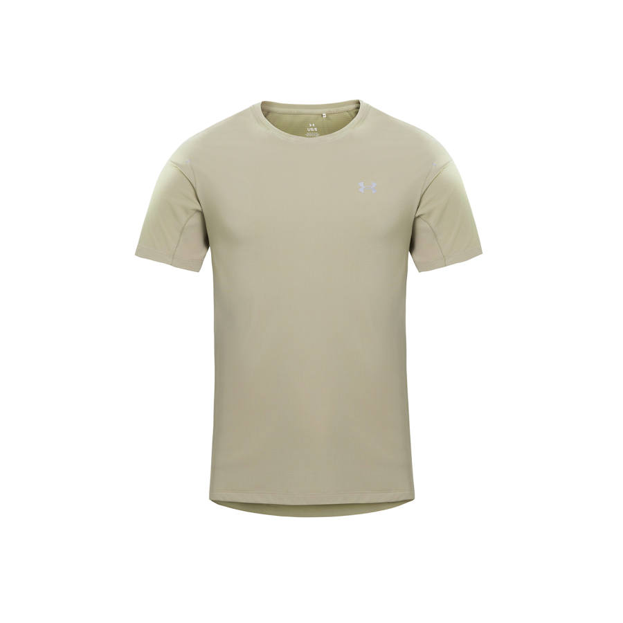 Under Armour Quick Dry T Shirts Men's Cool Tea Gray Crew Neck Moderate Other