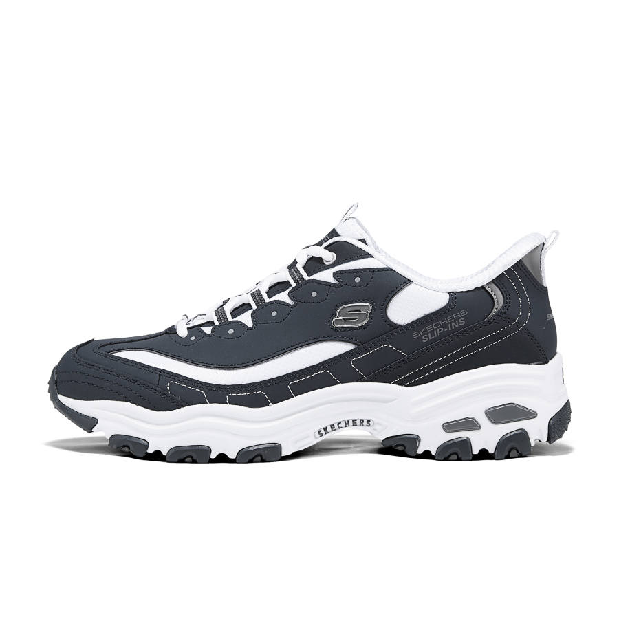 Skechers DLITES Dry And Comfortable Breathable Support Low top Chunky Sneakers Men's Blue White
