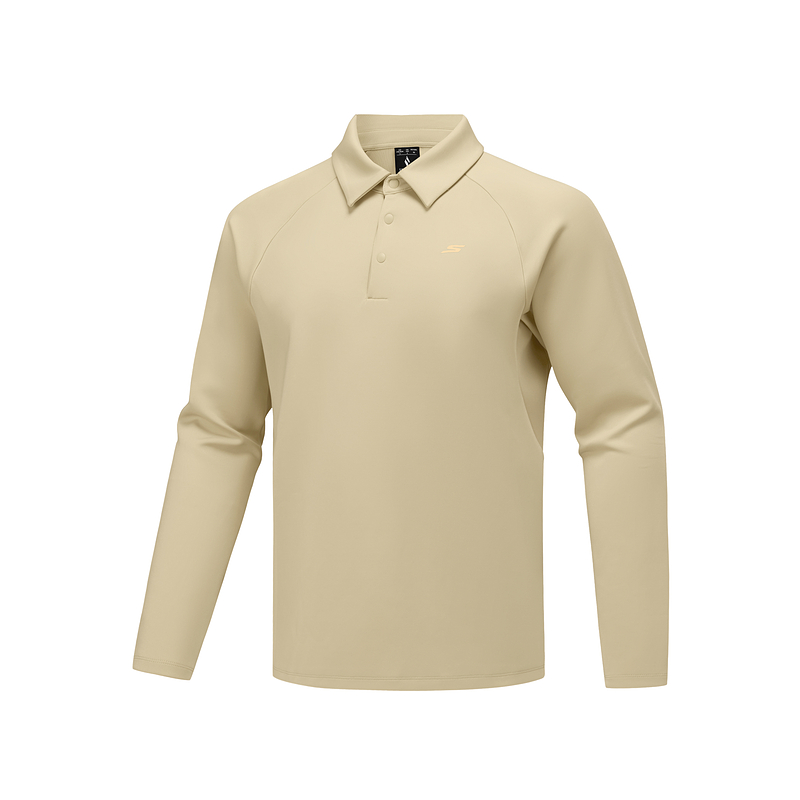 Skechers Polo Shirts Men's Irish Cream 028R Polo Collar Moderate Other