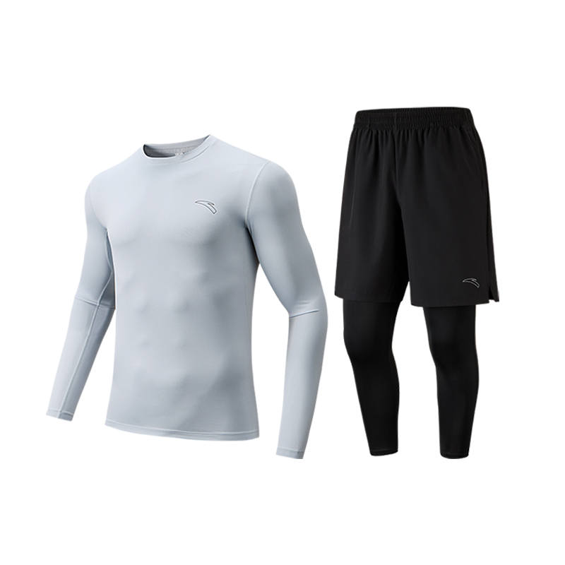 Anta Fall Casual Sportswear Men's Frost Tower Gray/Basic Black