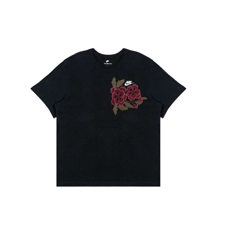 Nike Nike T Shirts Men's Black Crew Neck Moderate Straight Fit