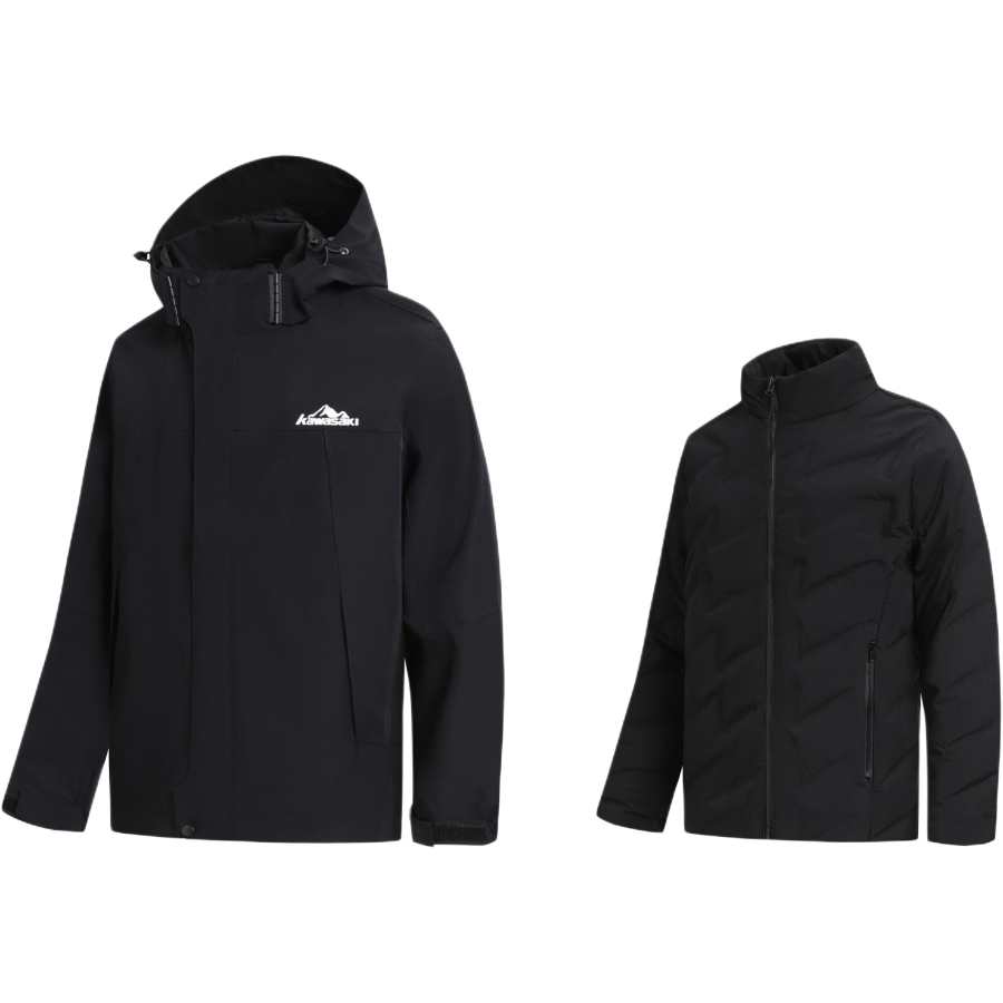Kawasaki Waterproof And Windproof To Keep Warm Windbreaker Jacket Unisex