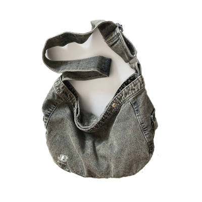 BEN SHERMAN Denim Shoulder Bag Regular Unisex Multicolor