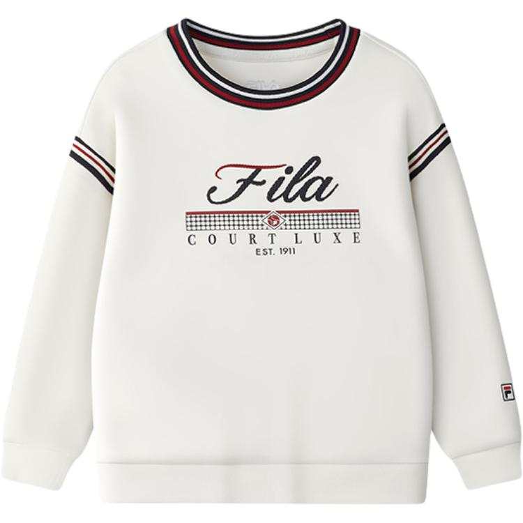 FILA Unisex Sweatshirts Crew Neck Moderate