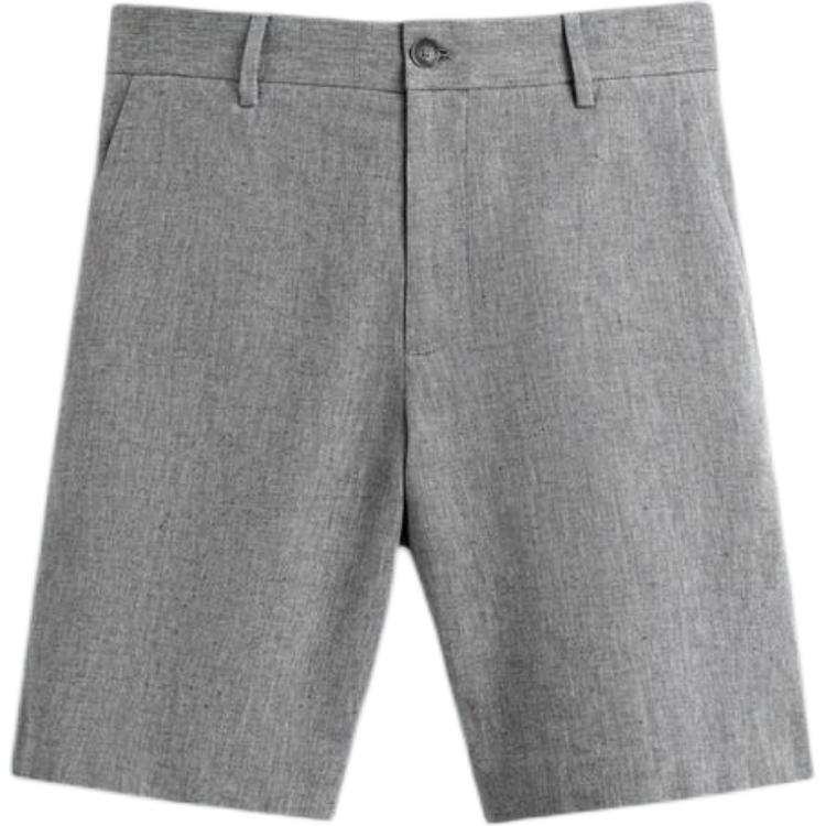 ZARA Casual Shorts Men's Gray Moderate