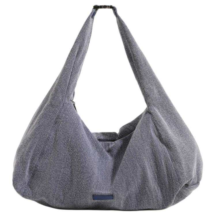 PAYOT Canvas Tote Bag, Shoulder Bag Women's Denim Blue/Black