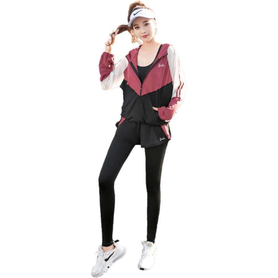 Barbie Fitness Sets Women's Hooded Moderate