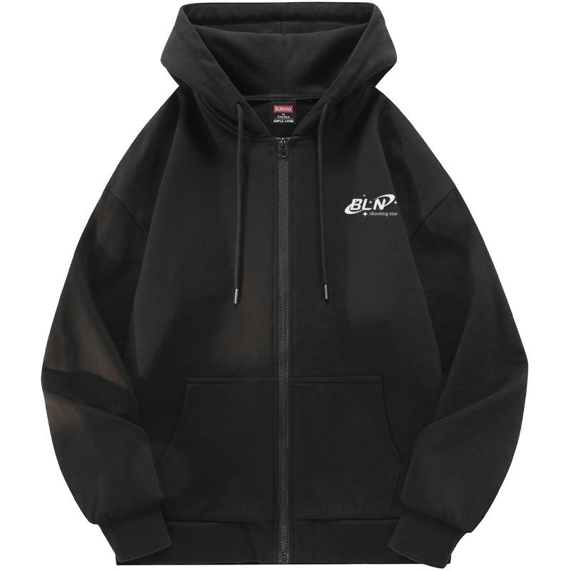 BALENO Sweatshirts Unisex Hooded Moderate Cardigan