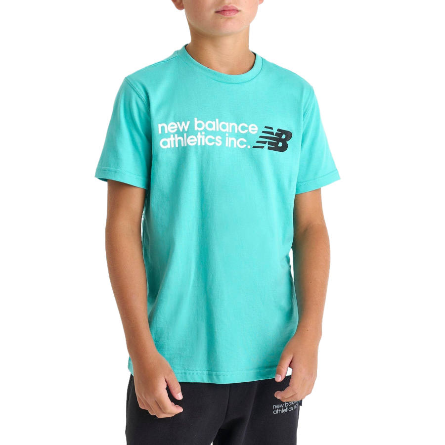 New Balance New Balance Linear Logo T Shirt Kids'